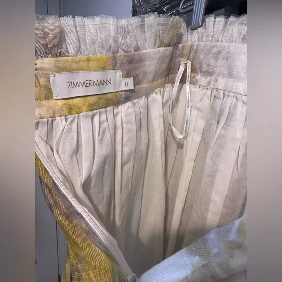 AUTHENTIC ZIMMERMANN WILD BOTANICA WATTLE SKIRT - SIZE 0 - Picture 8 of 15